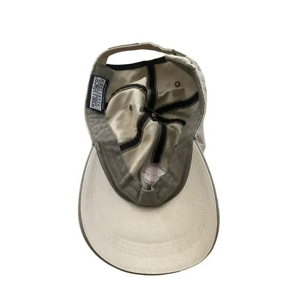 Pebble Beach Khaki Pleasant Valley Golf Cours Adjustable Ahead Golf Hat - Picture 3 of 6